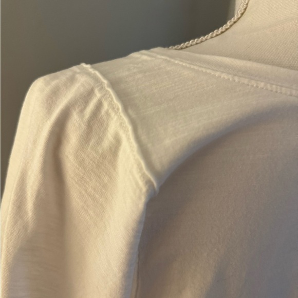 Mustard Seed Top White Oversized Flowy Size M - Picture 4 of 8